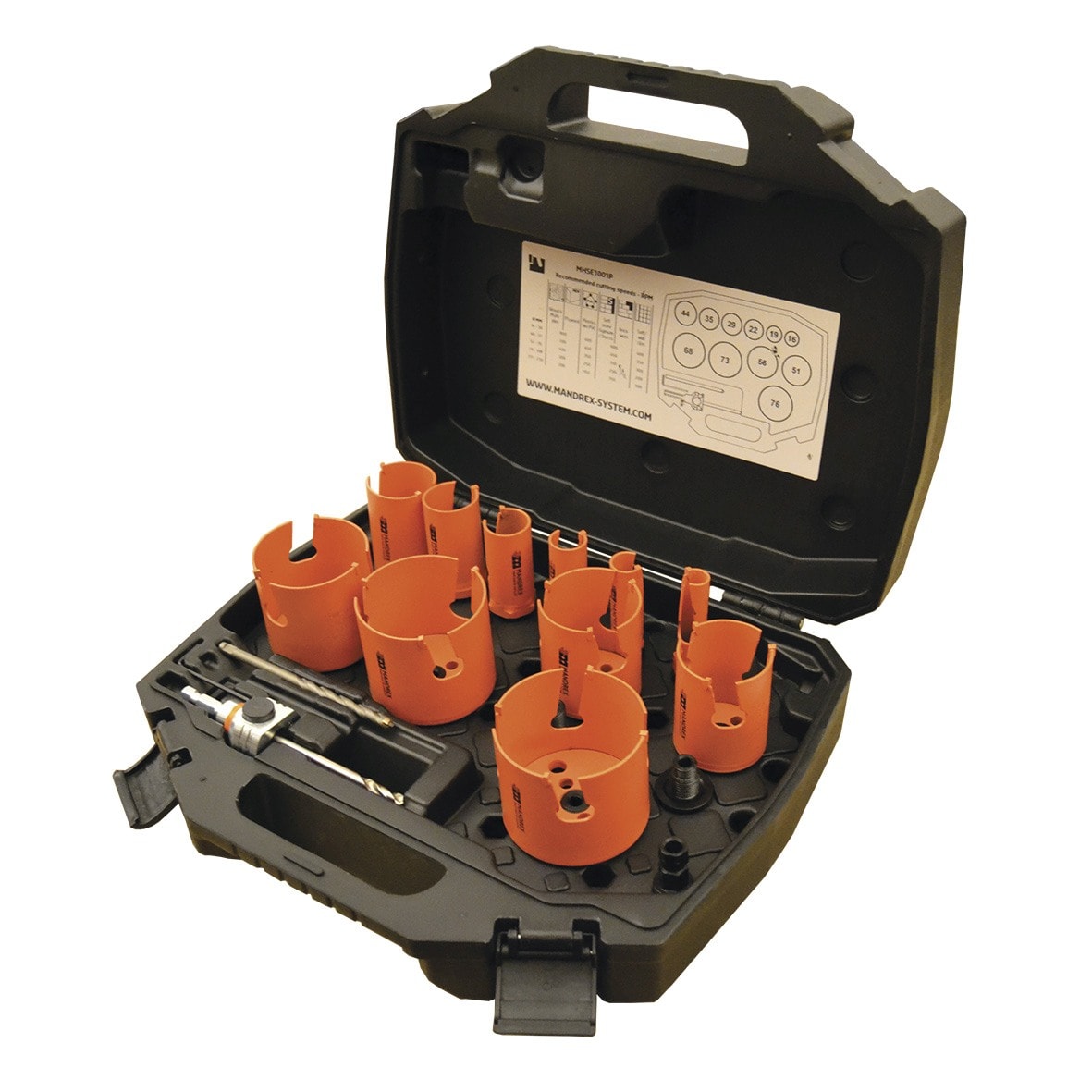 Mandrex HM SuperXcut MXqs hulsavsæt elektriker Ø16-76 mm