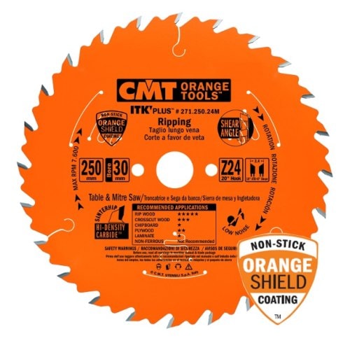 CMT ITK-Plus HW rundsavsklinge 190 x 1,7 x 30 mm 24 tænder