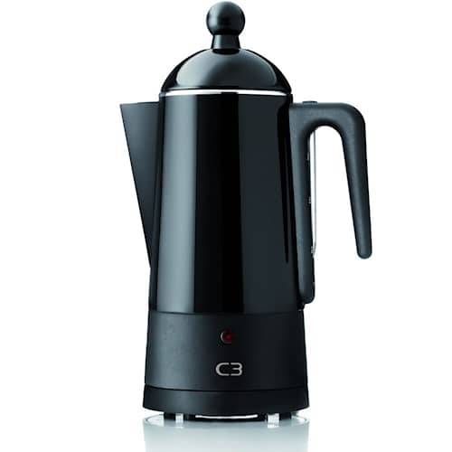 C3 Design Eco perkolator/kaffebrygger sort 4-10 kopper 875W