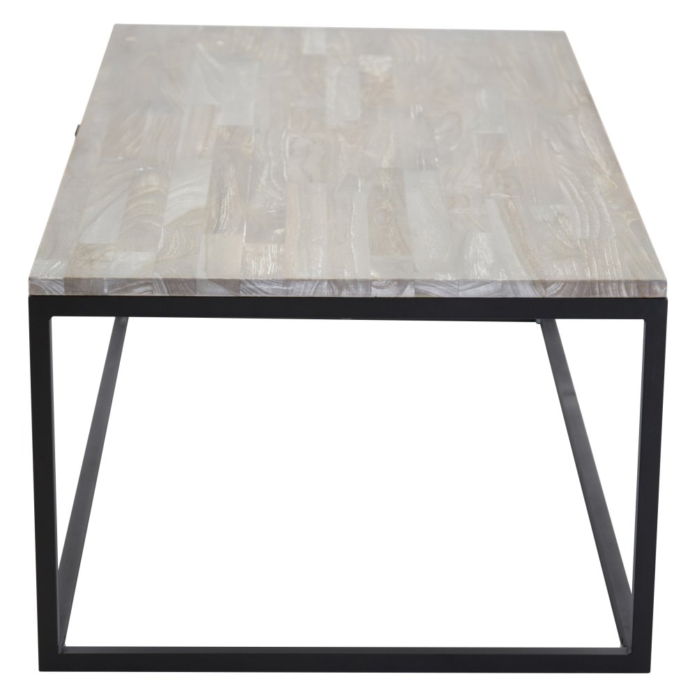 Venture Design Jepara sofabord i sort og grå teak 120 x 60 cm