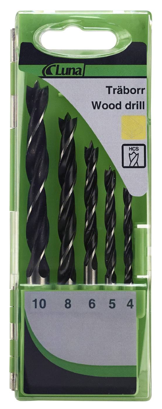 Luna spiralborsæt træ HCS 5 dele