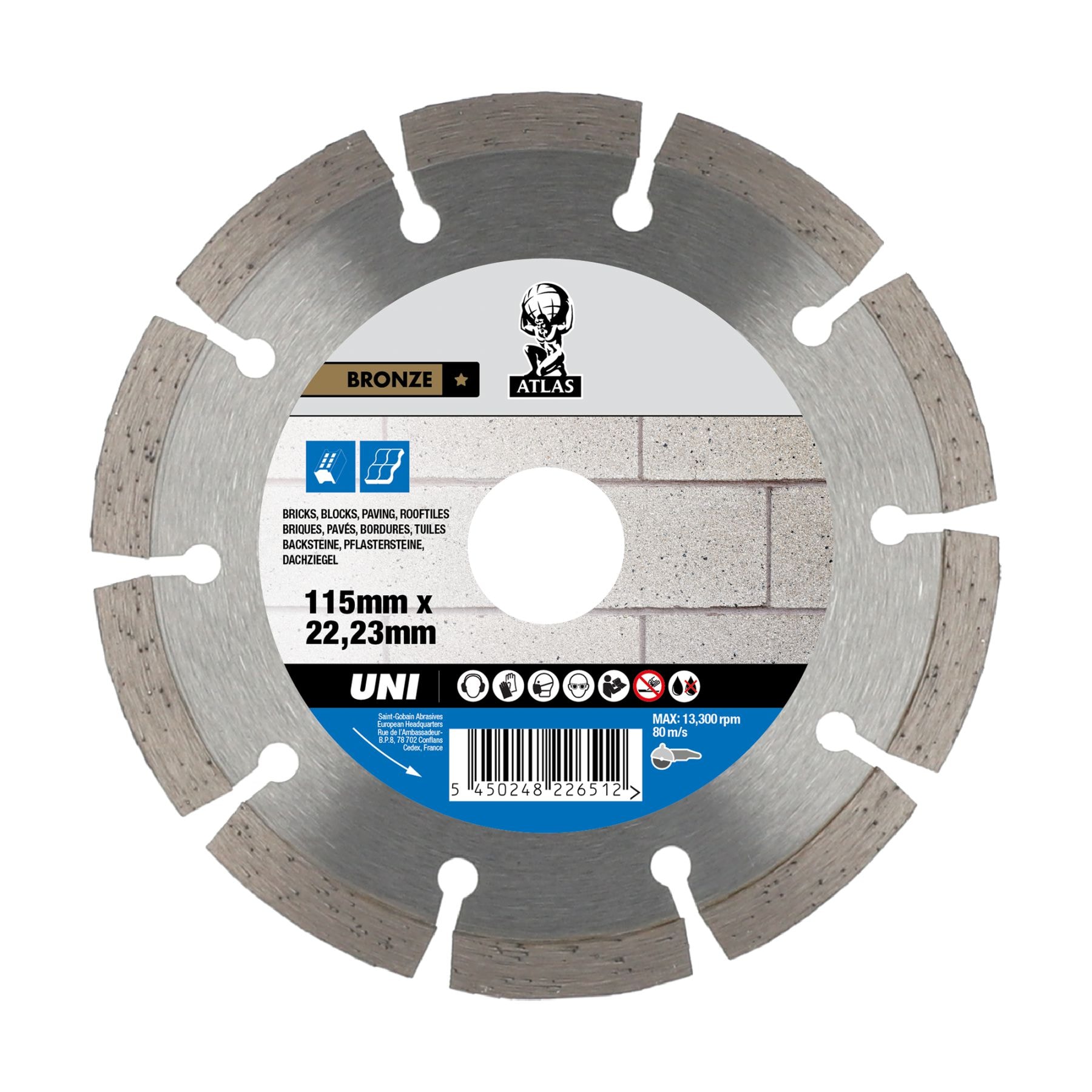 Norton Diamantklinge Atlas