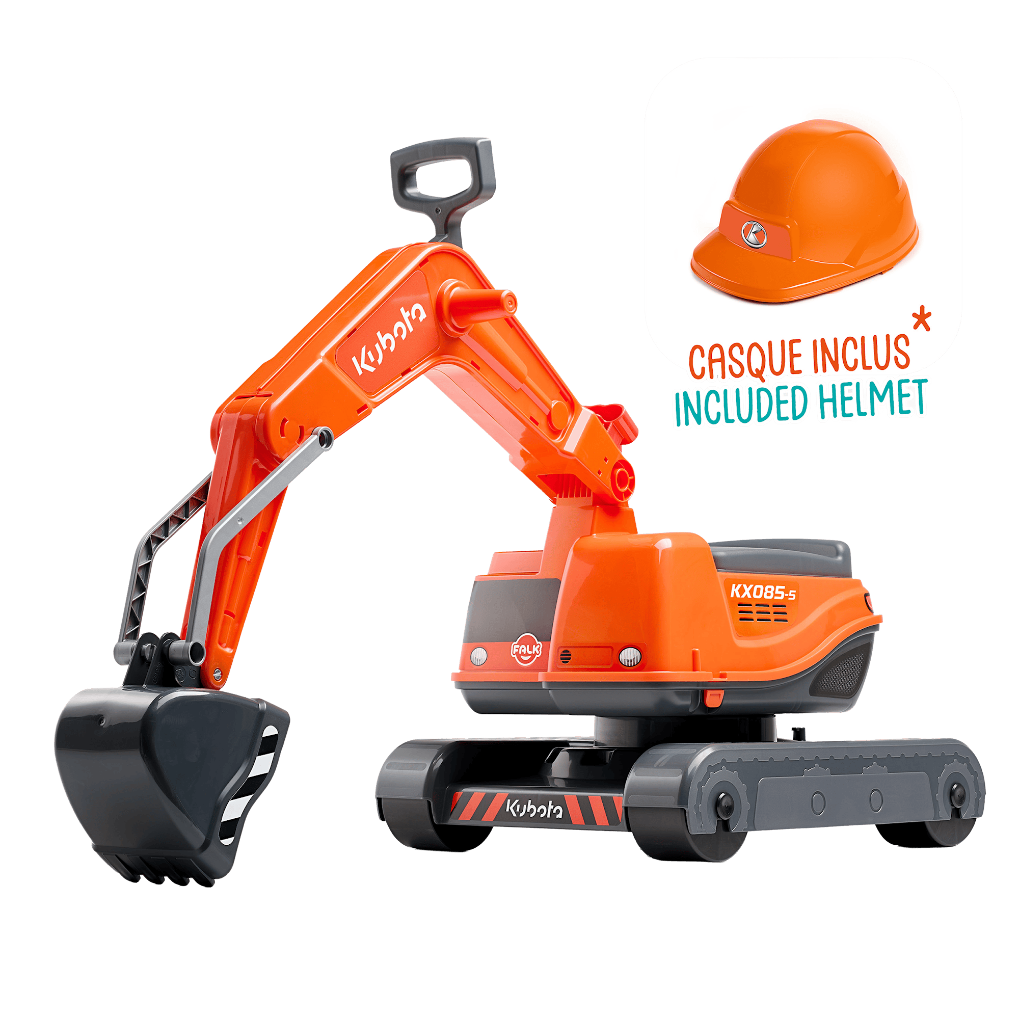 Falk Kubota gravemaskine inkl. hjelm
