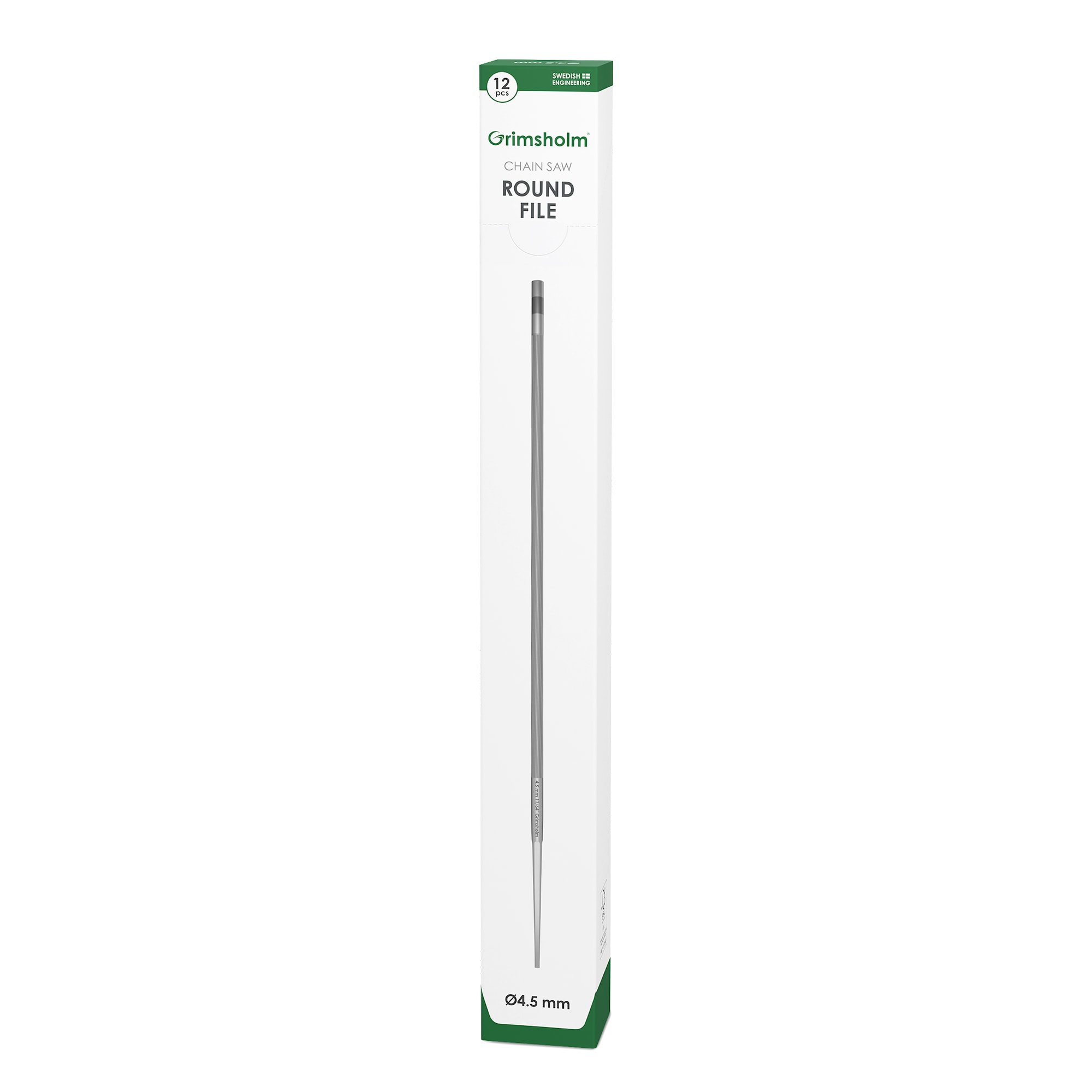 Grimsholm rundfil Premium Cut 4,5 mm, 12-pak