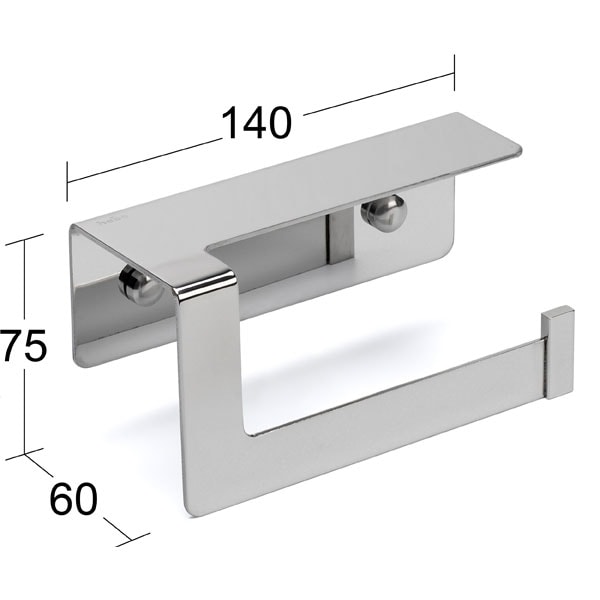 Habo Poseidon Toiletpapirholder Rustfri poleret