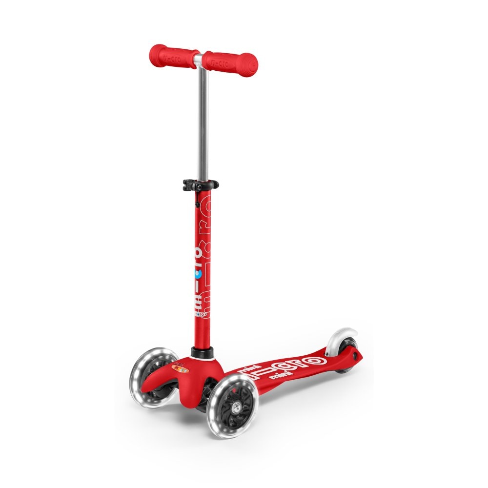 Micro Mini Deluxe LED løbehjul i aqua