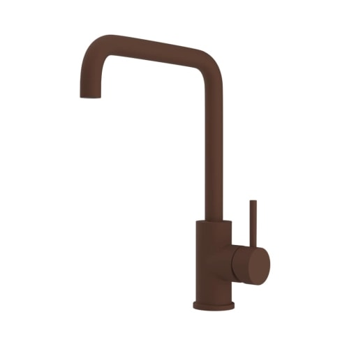 Primy Steel Square Rust køkkenarmatur i mat brun