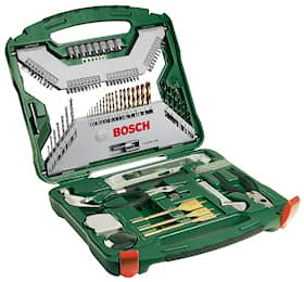 Bosch bor og bitssæt x-line 103 dele i kuffert