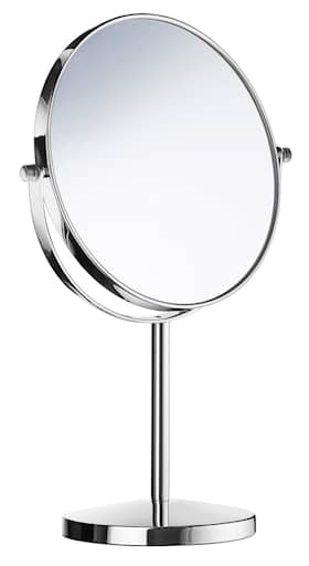 Beslagsboden makeupspejl i krom x7 forstørrelse Ø17 x 35 cm