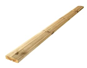Plus Plank topafslutningsbræt 34 x 114 mm 200 cm trykimprægneret 17743-1