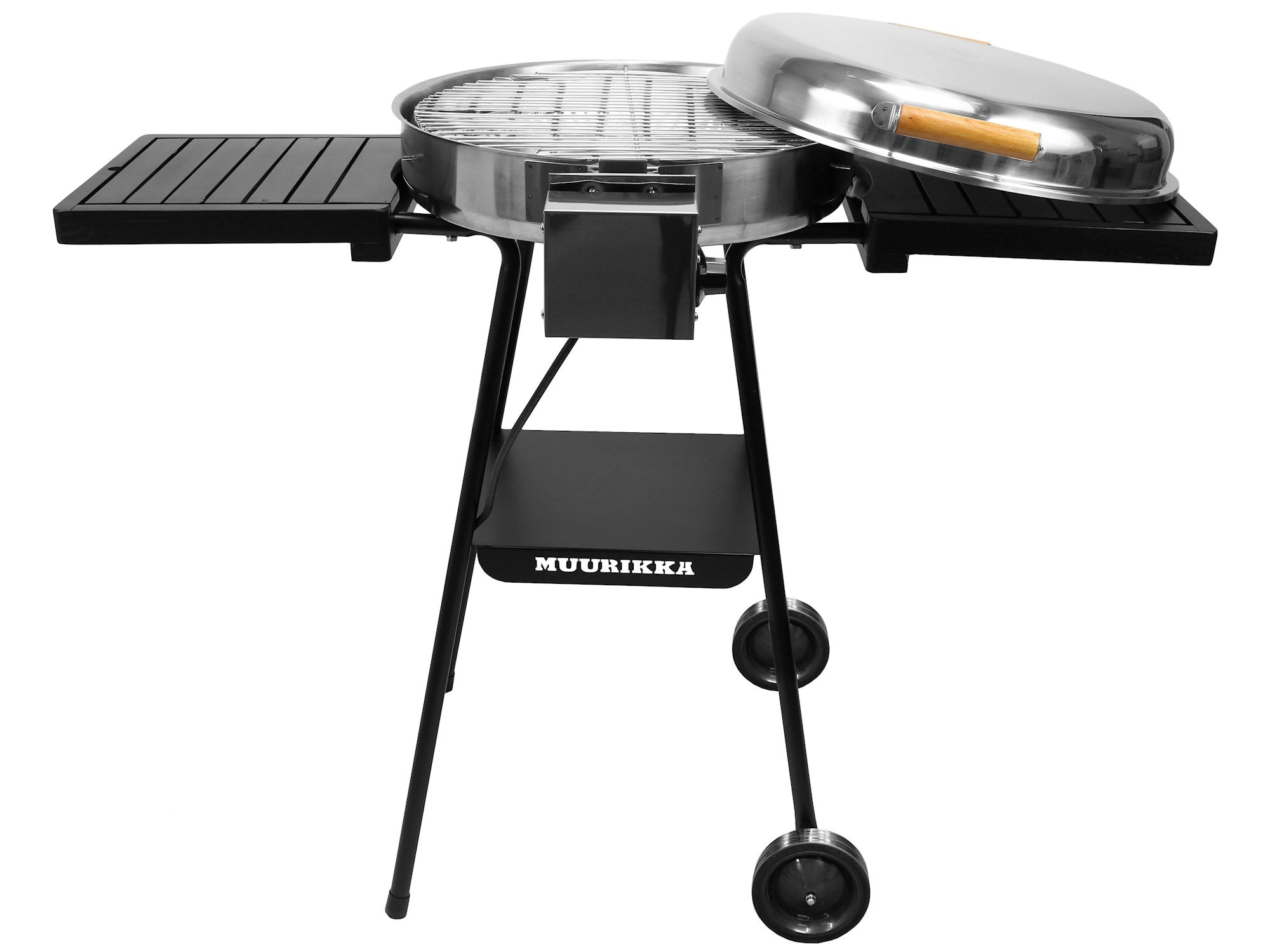 Muurikka elgrill 2200W med vogn og sidebord