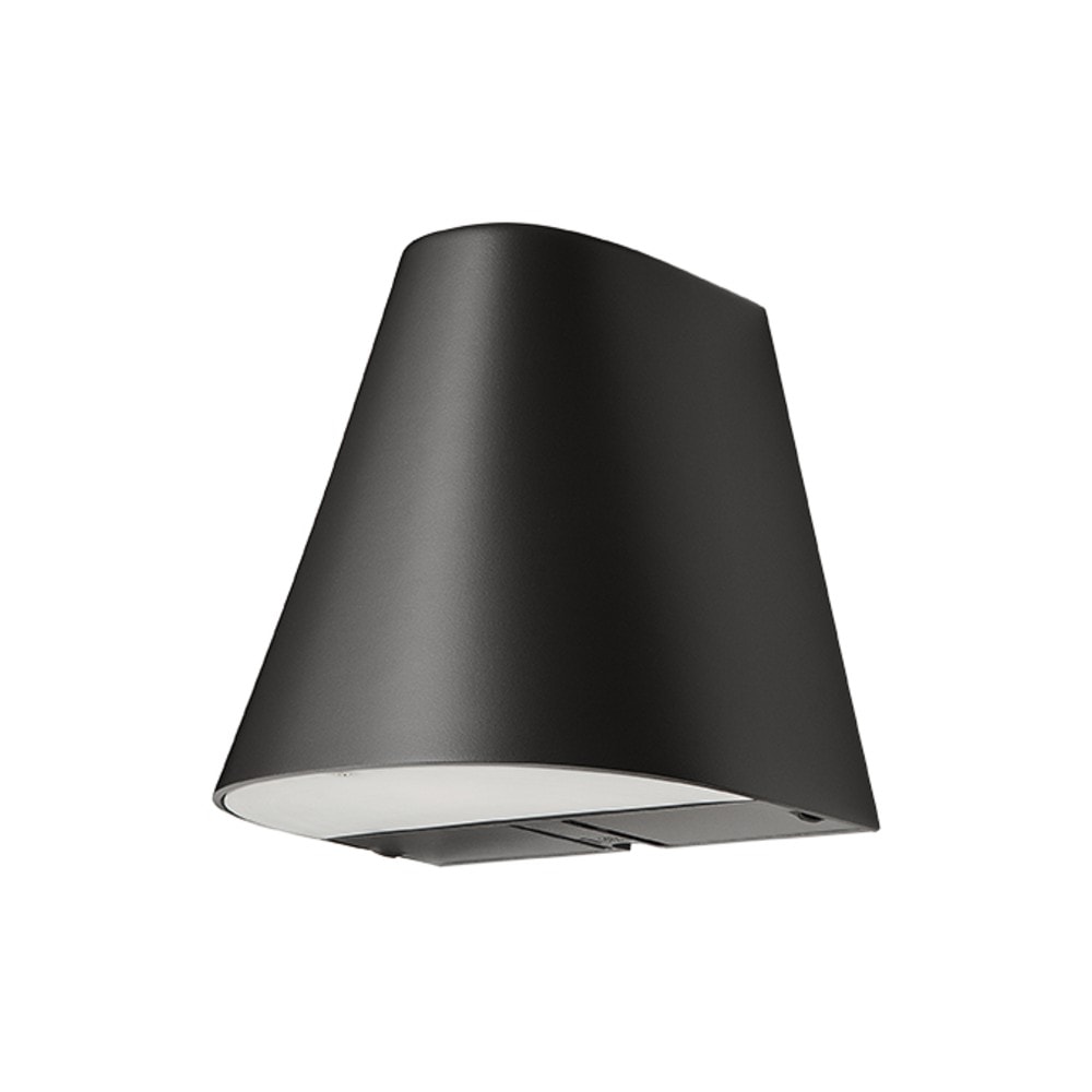 SG Spike 1100 LED væglampe i sort 11W 3000K IP44