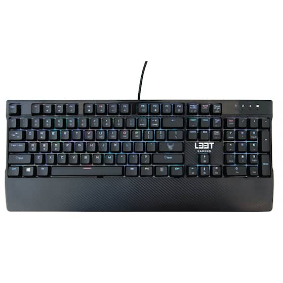 L33T-Gaming Megingjörd mekanisk gaming tastatur i US version med RGB