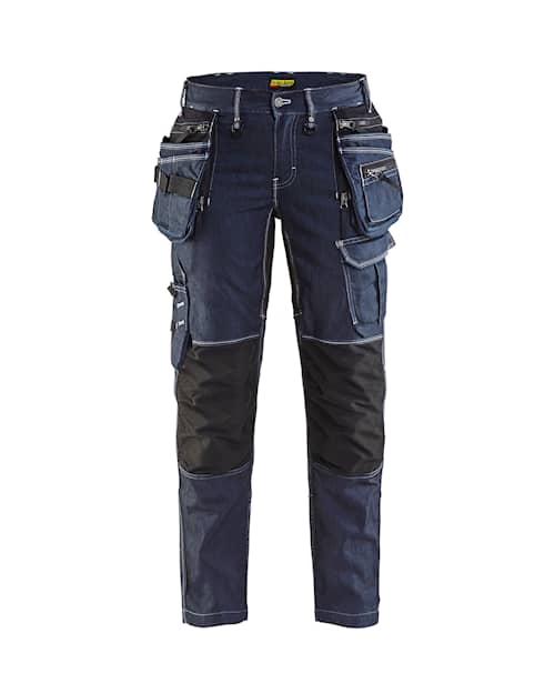 Blåkläder X1900 håndværkerbuks stretch dame marineblå/sort C32