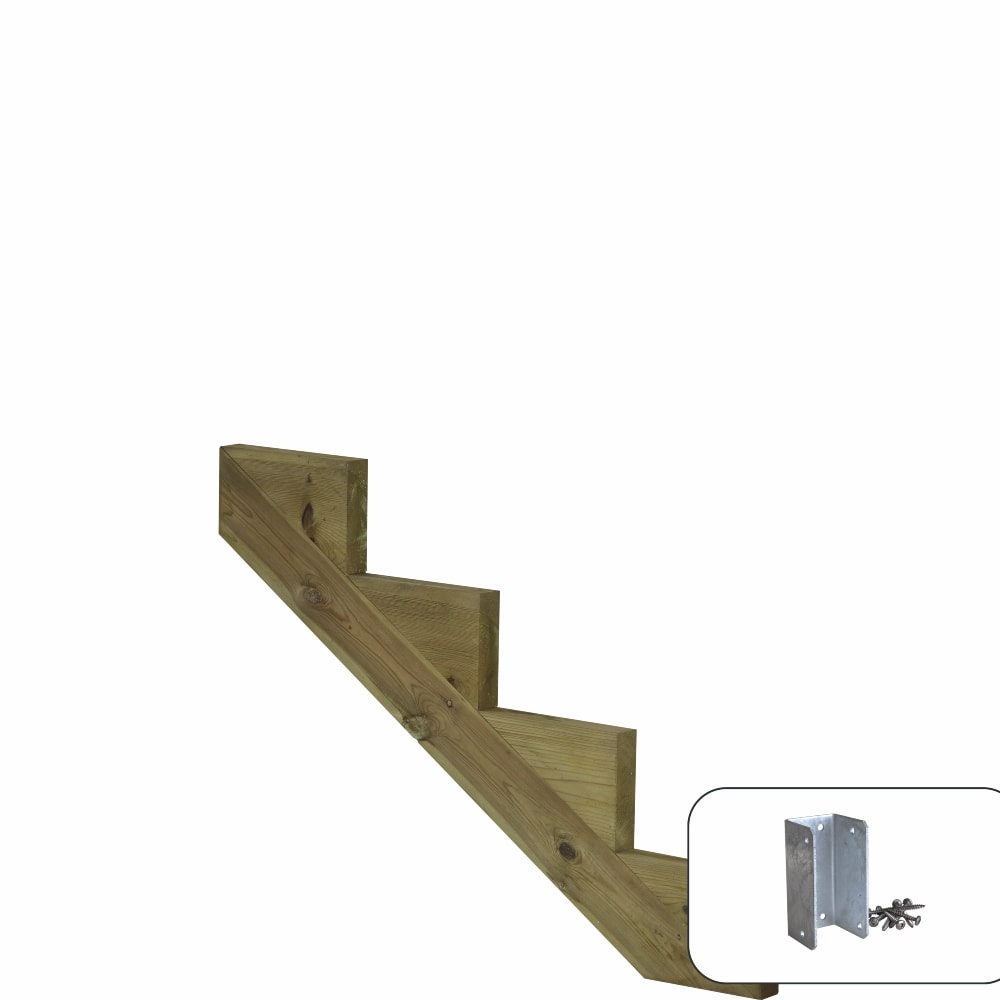 Plus trappevange 4 trin 100 x 68 cm 1 stk.