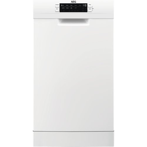 AEG 7000 GlassCare opvaskemaskine indbygning hvid 10 kuverter 45 cm FFB73507ZW