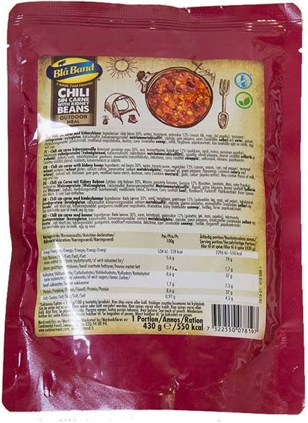 Blå Band Chili sin carne med kidneybønner