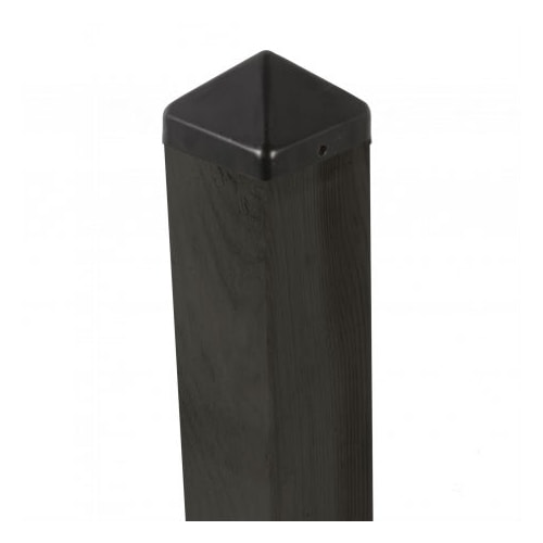 NSH stolpehat sort 71 x 71 mm