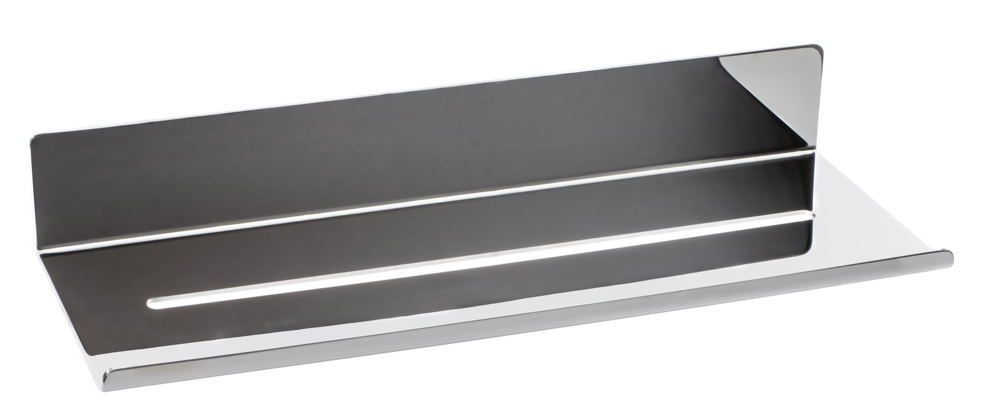 Beslag Design Base hylde selvklæbende i sort