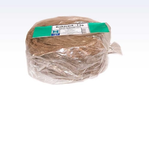 Krakaværk, tjæret bygningsværk 8 m / ca. 2 kg