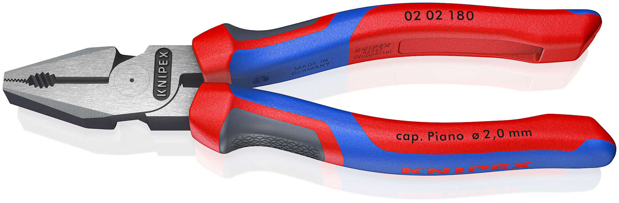 Knipex kraft-kombinationstang, sort atramenteret 180 mm