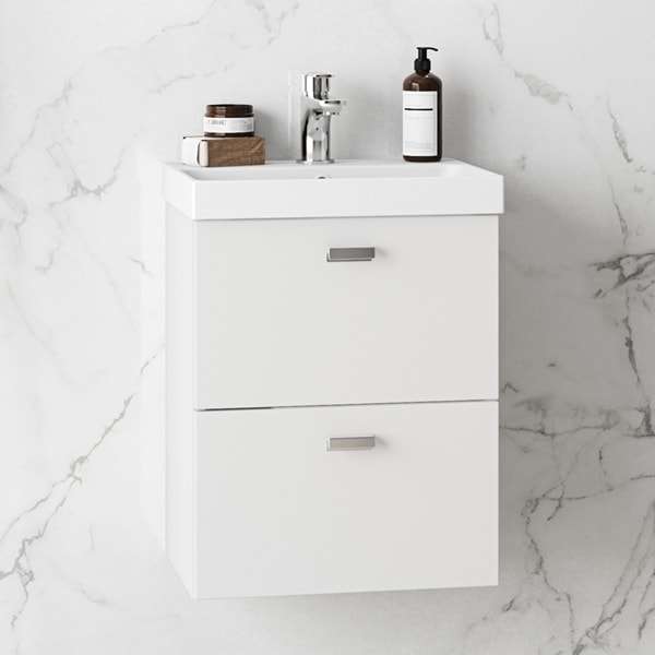 Westerbergs Hed underskab i hvid med skuffer 550 mm