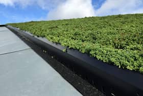Nature Impact Roof grønt tag kantprofil sort alu 2,5 meter