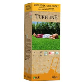Turfline økologisk græsfrø til 40 m2. Pakke med 1 kg