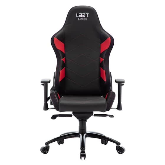 L33T-Gaming Elite V4 gaming stol i PU-læder