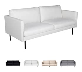 Venture Design Zoom 2-personers sofa i sort
