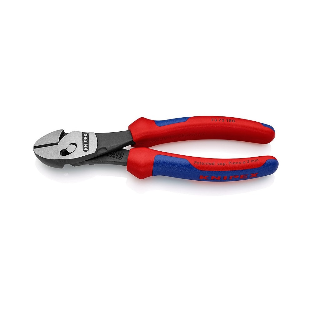 Knipex skævbider TwinForce, sort atramenteret 180 mm