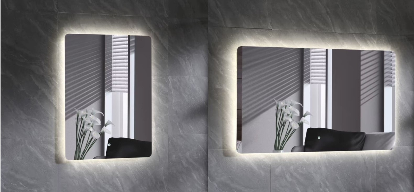 Bathlife Tindra LED spejl 1200 mm