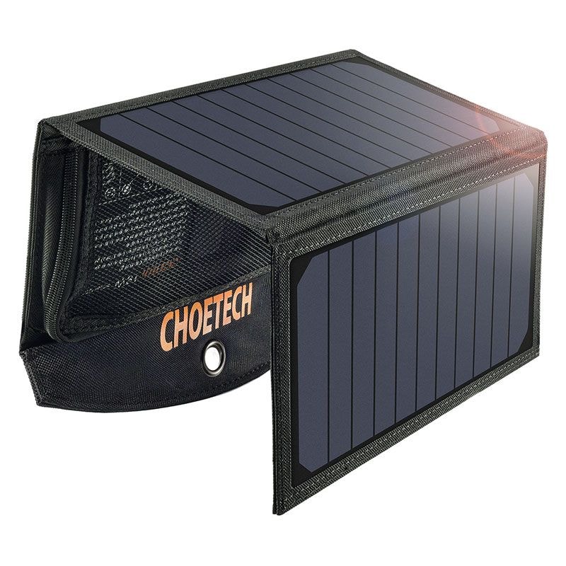 Choetech 19W solcellepanel 2-port