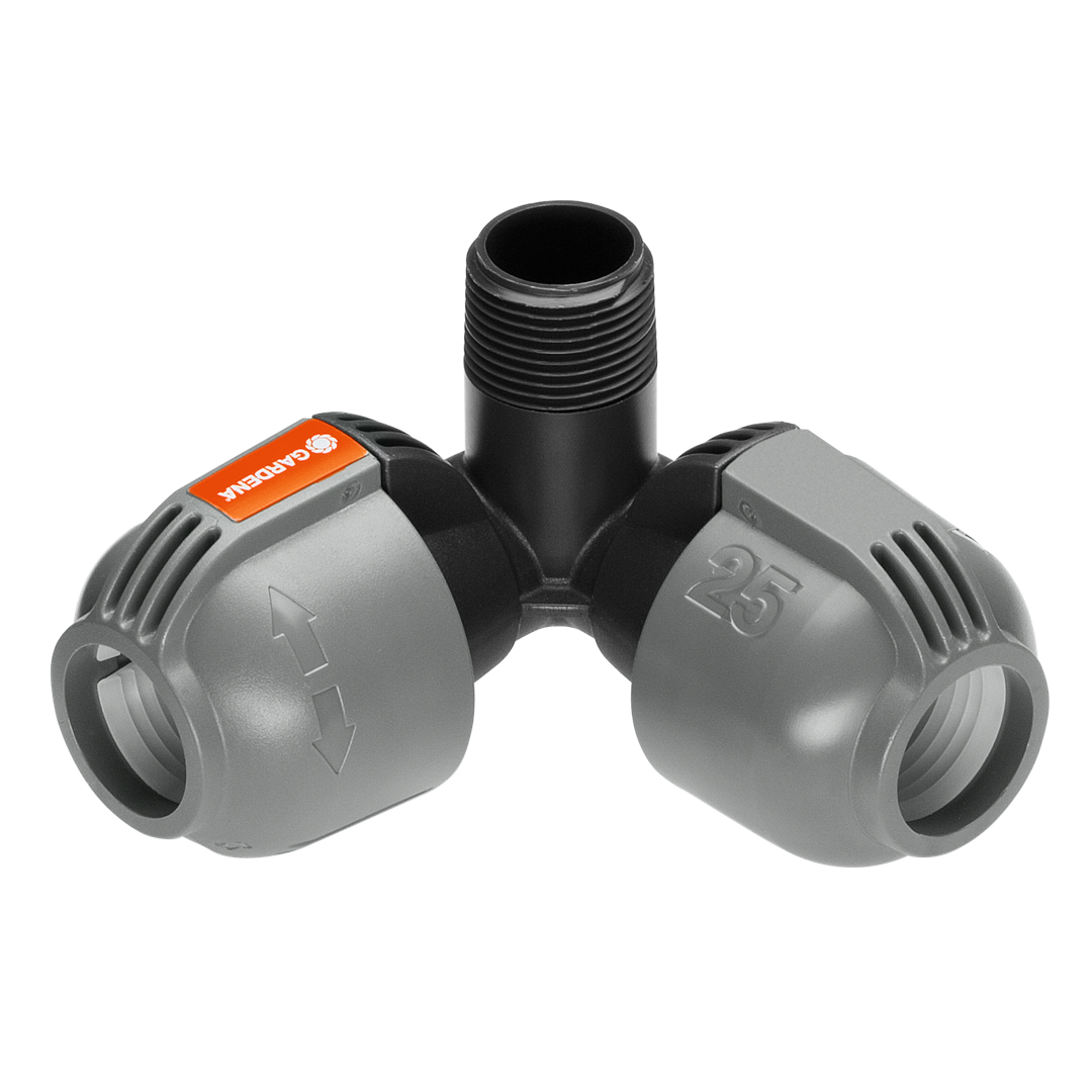 Gardena Pipeline hjørnestykke 25 mm hangevind