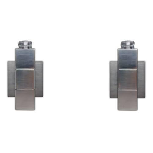 Kriss 4K2 Manuel Plus vinkelventilsæt i børstet