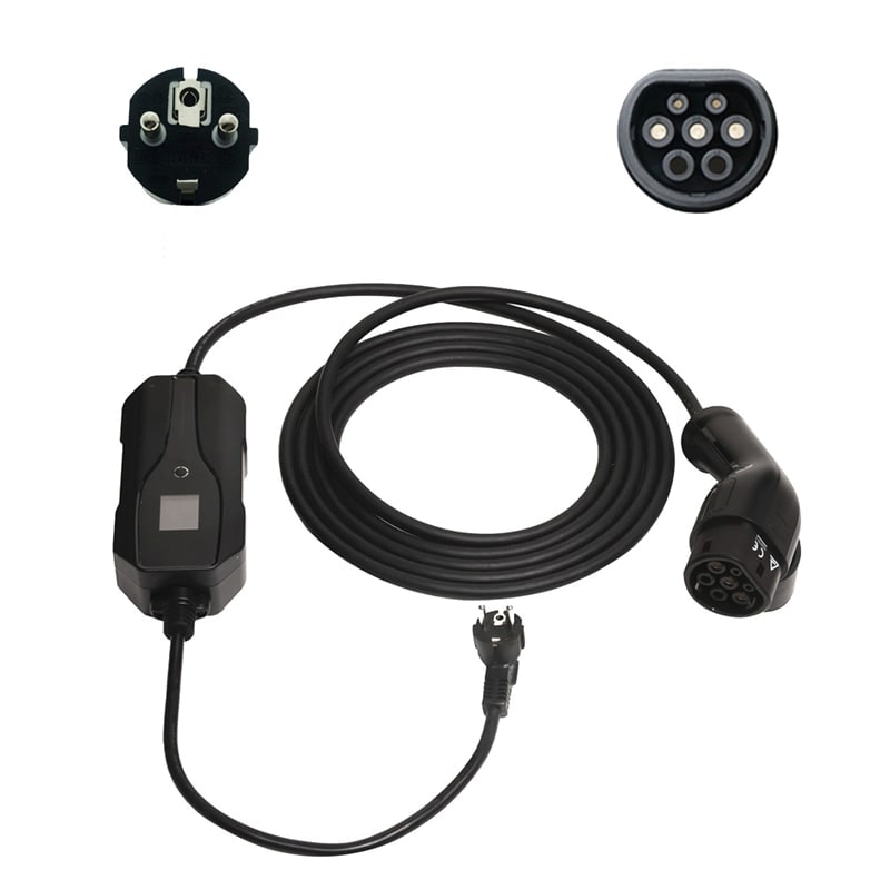 Sinox EV ladekabel mode 2 6A 1 fase 5 meter