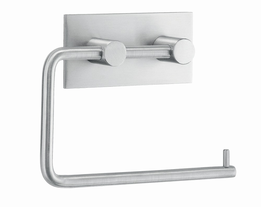 Beslagsboden 1098 toiletpapirholder selvklæbende mat sort rustfri