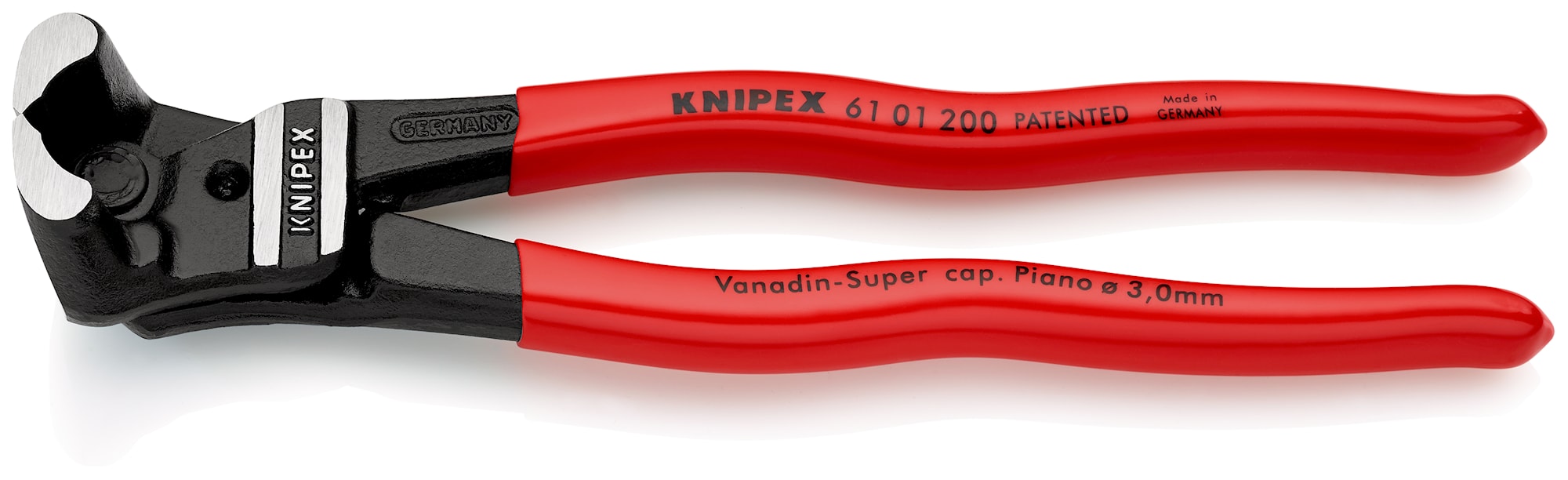 Knipex boltsaks høj udveksling, sort atramenteret 200 mm