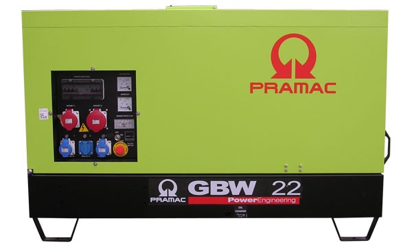 Pramac Generator GBW22Y MCP (dækket) 3-faset Diesel