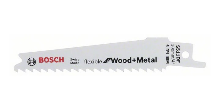 Bosch Bajonetsavklinge S 511 DF Flexible for Wood and Metal