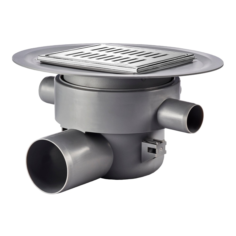 Purus MultiFlex Rist vandret udløb med vandlås VA-Godkendt Ø75 mm