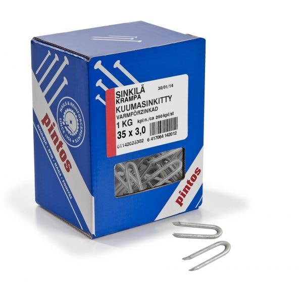 Kramper 35x3,0 ca 275-pak