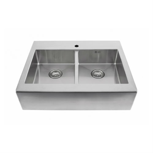 Nordic Tech Radius Solid 800 køkkenvask i stål