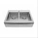 Nordic Tech Radius Solid 800 køkkenvask i stål
