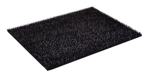 Clean Carpet Finnturf græs skrabemåtte sort60x90 cm