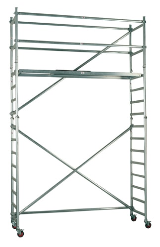 Jumbo rulllestillads smalt 74 x 250 cm 7900-7arbejdsh. 9,2 m ståhøjde 7,2 m