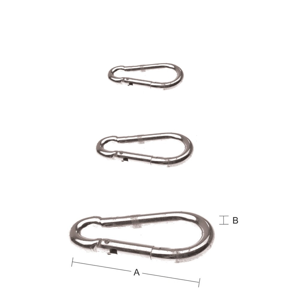 Habo brandmandshage med skjult fjeder 60 x 6 mm