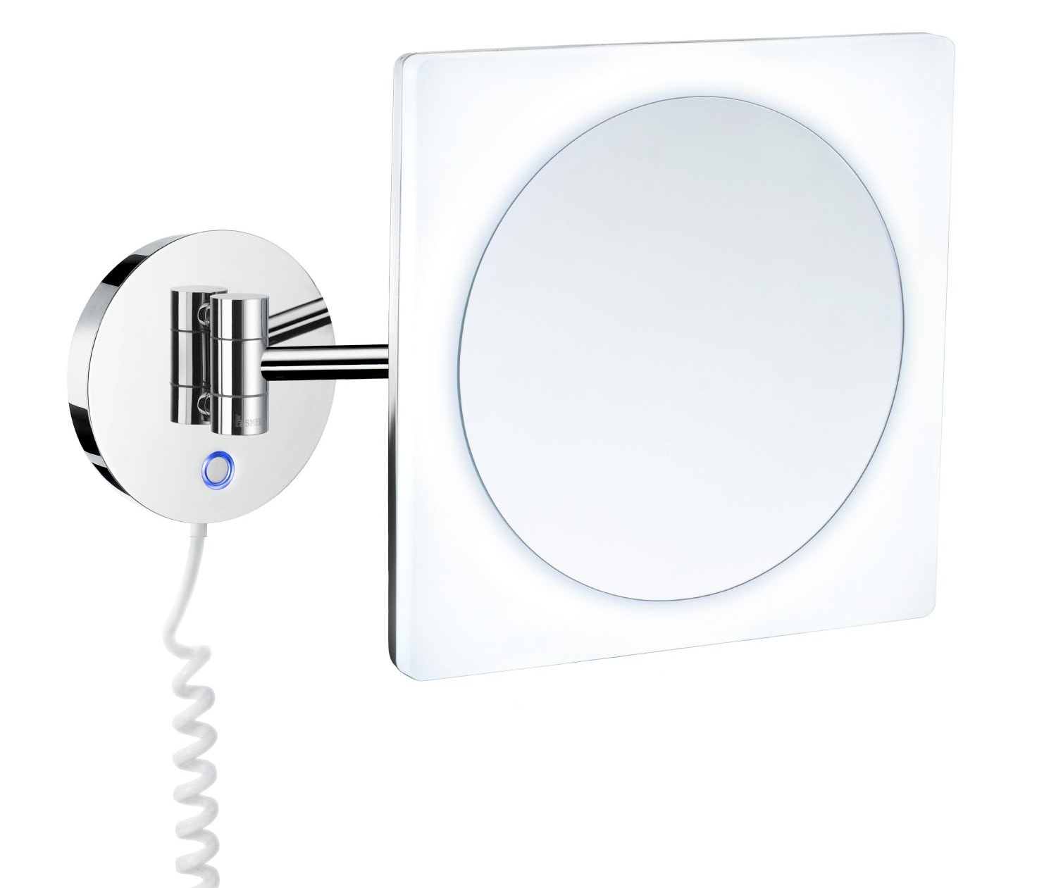 Smedbo Outline LED barber/sminkespejl, væg krom x5