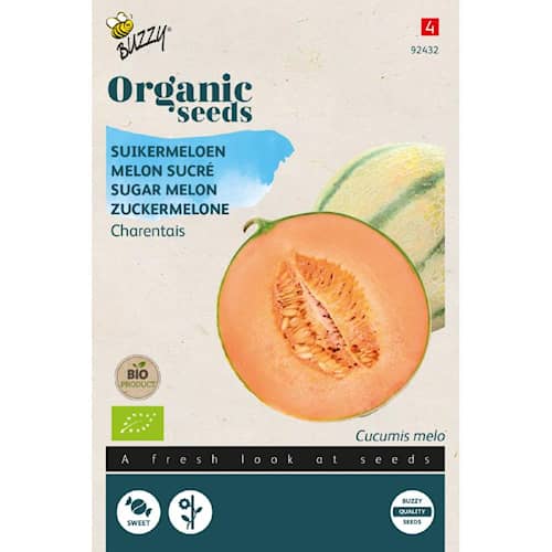 Buzzy Organic cantaloupemelon Charentais økologiske frø