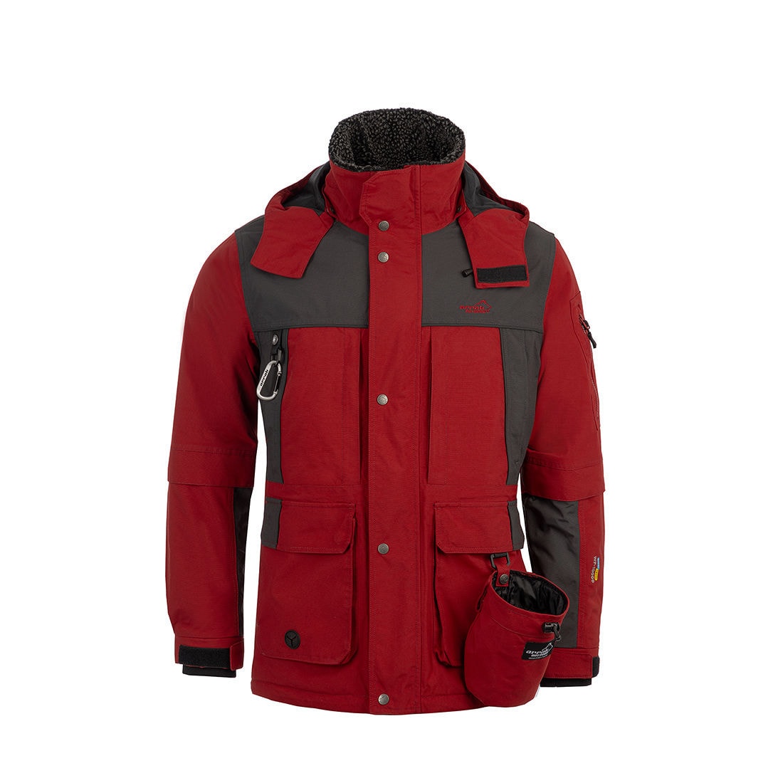 Arrak Originaljacka Herr Red/Anthracite 5XL